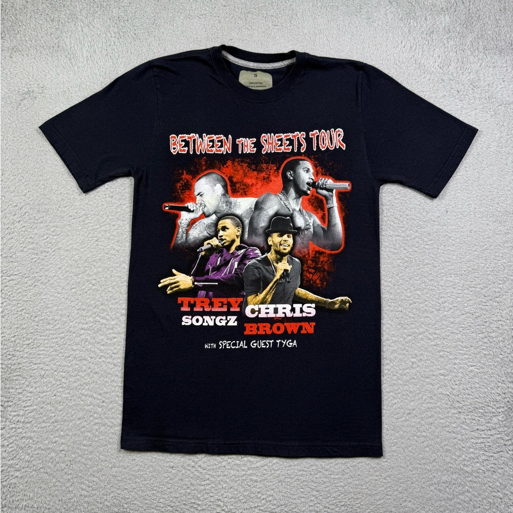 Chris Brown Trey Songz Tyga Between the Sheets 2015 tour T-shirt - Picture 2 of 4